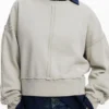 Topstitched Sweatshirt