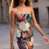 Tropical Bandeau Dress