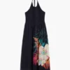 Tropical Halter Dress