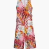Tropical Wrap Jumpsuit