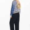 Two-Tone Knit Cardigan