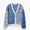 Two-Tone Knit Cardigan