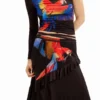 Tyler Mcgillivary Parrot Midi Skirt