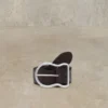 Wide Leather Buckle Belt
