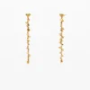 Zalio Gold-Plated Cascade Earrings