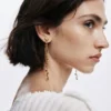 Zalio Gold-Plated Cascade Earrings
