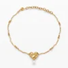 Zalio Gold-Plated Pearl Pendant