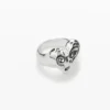 Zalio Silver-Plated Heart Ring