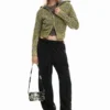 Zipped Knit Jacket