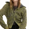 Zipped Knit Jacket