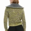 Zipped Knit Jacket